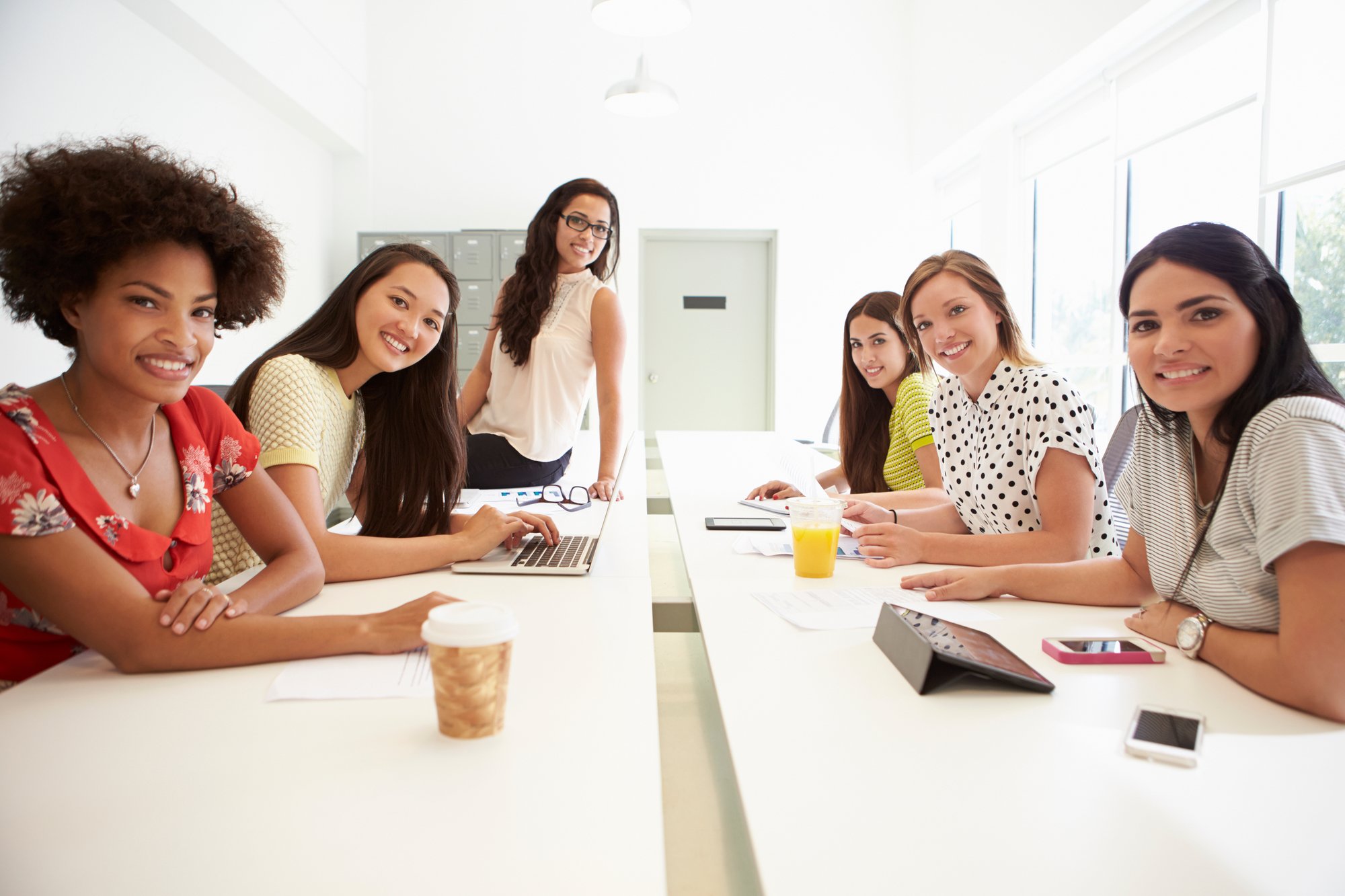 Women at Conference Table-1